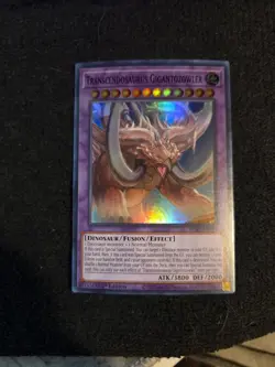 1X NM Transcendosaurus Gigantozowler - WISU-EN003 - Super Rare 1st Ed - yugioh - Image 1