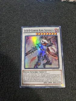 1X D/D/D Cursed King Siegfried - SDPD-EN042 - Super Rare 1st Edition yugioh - Image 1