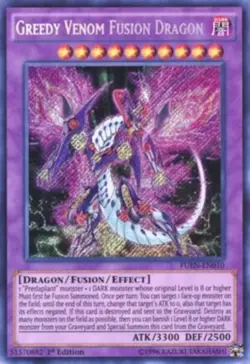 Greedy Venom Fusion Dragon - FUEN-EN010 - NM/VLP - Secret Rare - 1st ed - Yugioh - Image 1