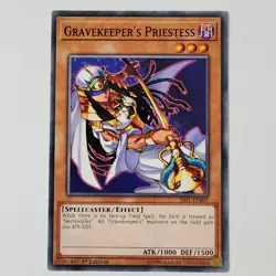 Gravekeeper's Priestess - SS01-ENB07 - Common - MP - 1st ed - Yugioh - Image 1
