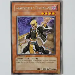 Gravekeeper's Descendant - ABPF-EN028 - LP - Rare - 1st ed - Yugioh - Image 1