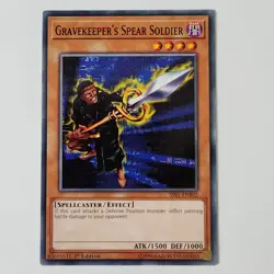 Gravekeeper's Spear Soldier - SS01-ENB02 - Common - NM - 1st ed - Yugioh - Image 1