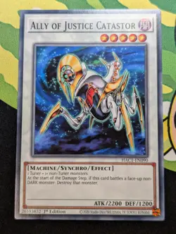 Ally of Justice Catastor HAC1-EN090 - Common YuGiOh TCG Card - Image 1