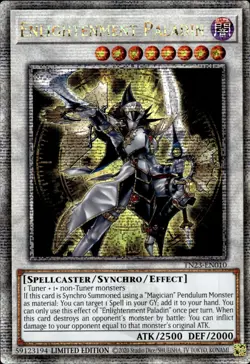 Enlightenment Paladin - Quarter Century Secret Rare TN23-EN010 - NM - YuGiOh - Image 1
