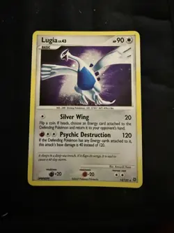 Pokemon TCG Lugia Secret Wonders Holo Rare Card 14/132 - Image 1