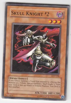 YU-GI-OH Skull Knight #2 LOD-006 Common englisch Totenkopfritter #2 - Image 1
