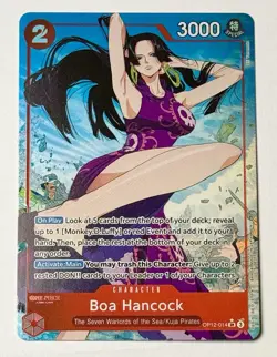 One Piece Legacy of the Master Boa Hancock Super Rare SR Alt Art #OP12-014 - Image 1