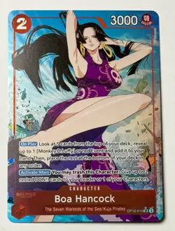 One Piece Legacy of the Master Boa Hancock Super Rare SR Alt Art #OP12-014 - Image 1