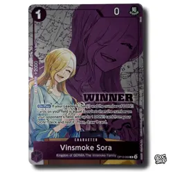 One Piece Card Vinsmoke Sora OP12-062 Tournament Pack 2026 Vol.1 Winner Promo - Image 1