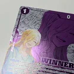 One Piece Card Vinsmoke Sora OP12-062 Tournament Pack 2026 Vol.1 Winner Promo - Image 2