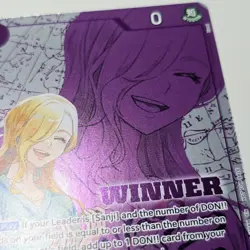 One Piece Card Vinsmoke Sora OP12-062 Tournament Pack 2026 Vol.1 Winner Promo - Image 3