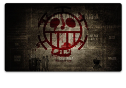 O-P Playing Field Trafalgar Law Trading Card Game Playmat Deskmat Mousepad - Image 1