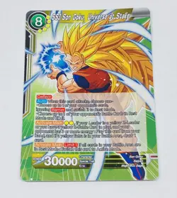 SS3 Son Goku Universe At Stake Dragon Ball Super Card Cool Art Tc5 - Image 1