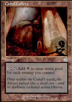 MTG English Cabal Coffers Light Play Normal Torment - Image 1
