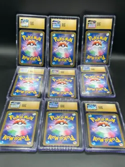 SET 9 ALL CGC 10 PRISTINE Japanese Pokemon 2024 Festival ex EEVEE EVOLUTION SV8a - Image 2