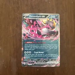 Pokemon Fezandipity ex 142/217 Ascending Heroes English NM Pack To Sleeve Pulled - Image 1