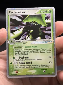 Cacturne ex Holo Ultra Rare 91/106 Emerald Pokemon English NM- - Image 3