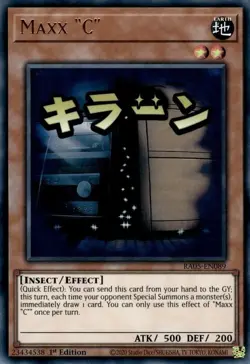 Yugioh! Maxx "C" - RA05-EN089 - Ultra Rare - 1st Edition Near Mint, English - Image 1
