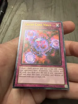 Yugioh Crush Card Virus DPKB-EN039 Ultimate Rare NM - Image 2
