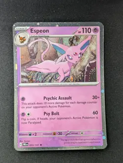 Espeon - (Cosmos Holo) 033/131 Rare Miscellaneous Cards & Products Holo MCAP - Image 1