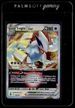 Lugia VSTAR 139/195 Silver Tempest Rare VSTAR Holo Pokemon - Image 1