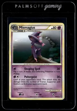 Mismagius 19/90 HGSS Undaunted Rare Pokemon - Image 1