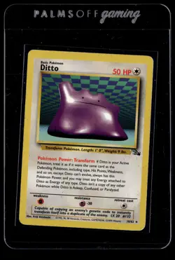 Ditto 18/62 Fossil Rare Pokemon - Image 1