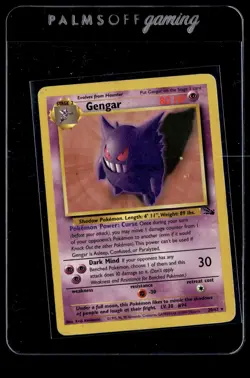 Gengar 20/62 Fossil Rare Pokemon - Image 1