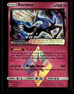 Xerneas ◇ 144/214 Lost Thunder Rare Prism Star Pokemon - Image 1