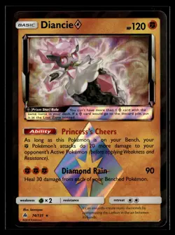 Diancie ◇ 74/131 Forbidden Light Rare Prism Star Pokemon - Image 1