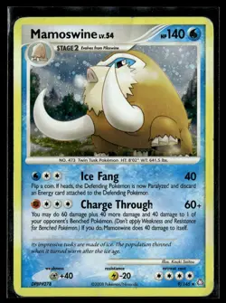 Mamoswine 9/146 Legends Awakened Rare Holo Pokemon - Image 1