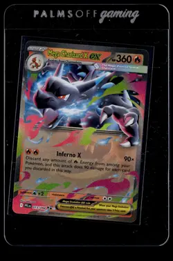 Mega Charizard X ex 013/094 Phantasmal Flames Double Rare Pokemon - Image 1