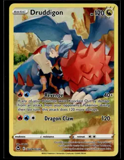 Druddigon TG09/TG30 Silver Tempest Trainer Gallery Holo Pokemon - Image 1