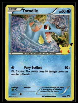Totodile 18/25 McDonald's Collection 2021 Pokemon - Image 1