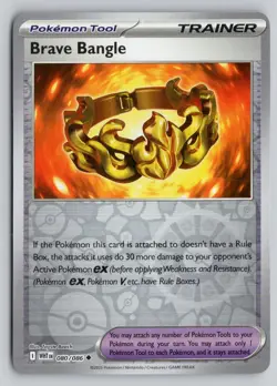 BRAVE BANGLE 080/086 UNCOMMON WHITE FLARE POKEMON REVERSE HOLO NM - Image 1