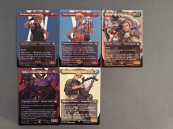Lot of 5x Full Art Final Fantasy MTG Cards. NM. Never Played. Foil and Reg - Image 1