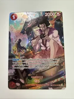 IZO SP OP03-003 500 YEARS IN THE FUTURE ONE PIECE TCG ALT ART English - Image 2