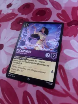 Disney Lorcana Pocahontas Following the Wind 42/204 Character 3/2 EN - Image 2
