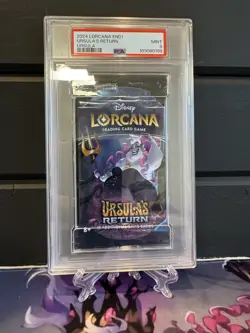 PSA 9 2024 DISNEY LORCANA FOIL PACK URSULA'S RETURN URSULA CHAPTER 4 EN01 PSA9 - Image 1