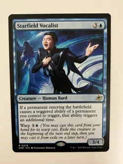x1 Starfield Vocalist EOE Edge of Eternities MTG 78 M/NM 1x - Image 1