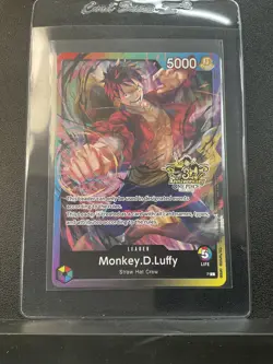 Carrying On His Will: 3rd Anniversary Tournament Cards Monkey.D.Luffy #P - Image 1