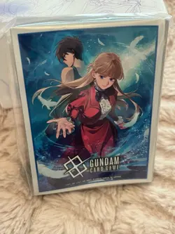 Premium Bandai Gundam Wing Promo Card Game Pb01 Deck Box Playmat And Sleeves - Image 3