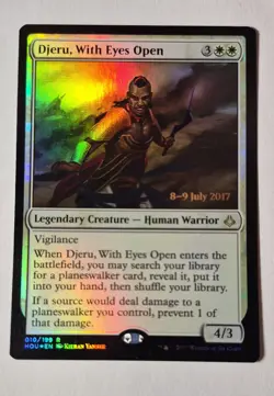 Djeru, With Eyes Open Prerelease Cards Foil - Image 1