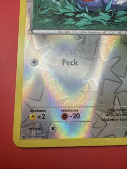 Pokemon TCG Fletchling XY Steam Siege 94/114 Reverse Holo Common Card Cute - Image 4