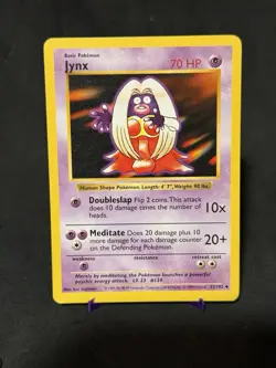 Pokemon TCG Jynx Card 31/102 Shadowless Uncommon Base Set - Image 1