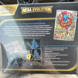Pokemon Mega Evolution Elite Trainer Box Promo 90+ Cards English 2024 - Image 2