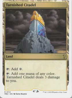 Tarnished Citadel White Border R Mystery Booster 2 112 NM MTG - Image 1