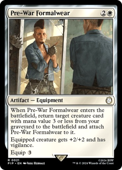 MTG - Pre-War Formalwear - Fallout - Magic the Gathering - Image 1