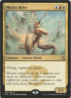 Mantis Rider R Khans of Tarkir 184 - LP MTG - Image 1