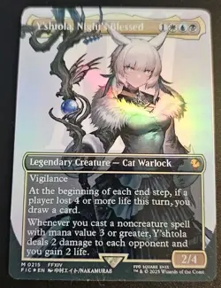 Y'shtola, Night's Blessed (Borderless) Final Fantasy Foil Playtest Card - Image 1
